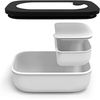 Lunchbox avec couverts blanche ON THE GO - Visuel 3