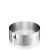 Cercle à gâteau Tondo clip h.10 cm en inox - Visuel 0