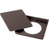 Moule à tarte carré 24 cm en tôle antiadhérent fond amovible - Visuel 1