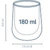 2 Verres à cappuccino Fontana - Visuel 1