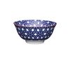 Bol Buddha bowl - motifs floraux bleus