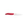 Couteau d'office en céramique manche rouge 11 cm