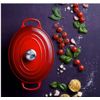 Cocotte ovale 31 cm Cerise - Visuel 2