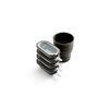 Mini-MOULE à GLACE + POT DE GLAçAGE en silicone CLASSIC CREAMY - set de 4 - Visuel 0