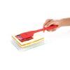 Demi-spatule maryse silicone rouge 25,5 cm - Visuel 1