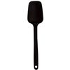 Spatule cuillère noir en silicone - Visuel 0