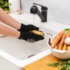 Gants nettoyants pour légumes noirs 2 pièces - Visuel 1