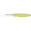 Couteau office classic pro vert 9cm lame lisse MANCHE BIO SOURCÉ - Visuel 0