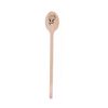 Cuillère ovale en bois Smiley - Visuel 0