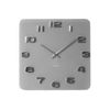 Horloge vintage carrée grise