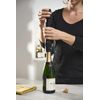 Pompe de Conservation Vin et Champgne, ABS Noir 20 cm - Visuel 3
