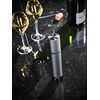 Pompe de Conservation Vin et Champagne, Aluminium Carbone 20 cm - Visuel 3