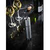Pompe de Conservation Vin et Champagne, Aluminium Carbone 20 cm - Visuel 2