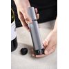 Pompe de Conservation Vin et Champagne, Aluminium Carbone 20 cm - Visuel 5