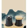Moulin à poivre Bali fonte noir et sa coupelle à sel en coffret cadeau - Visuel 2