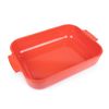 Plat à four rectangle rouge 36 cm - Visuel 0