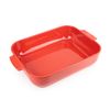 Plat à four rectangle rouge 40 cm - Visuel 0