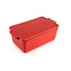 Terrine en Céramique Rouge 20cm avec Presse - Visuel 5