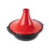 Tajine base en Aluminium recyclé et couvercle en céramique Rouge 30 cm - Visuel 1