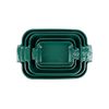 Plat à four rectangulaire vert forêt 40 cm - Visuel 1