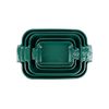 Plat à four rectangulaire vert forêt 22 cm - Visuel 1