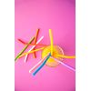 Lot 8 pailles courbées silicone 16,5 cm - Visuel 4