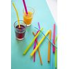 Lot 6 pailles droites silicone 25 cm - Visuel 1