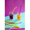 Lot 6 pailles droites silicone 25 cm - Visuel 2