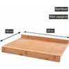 Planche à découper Bambou avec rigole 60 x 40cm - Visuel 2