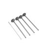 Lot de 4 pailles-cuillères inox - Visuel 1
