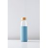 Bouteille verre borosilicate 580 ml bleu brouillard