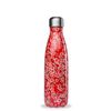 Bouteille isotherme FLOWERS rouge 750 ml
