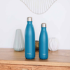 Bouteille isotherme double paroi bleu canard matt 750 ml - Visuel 1