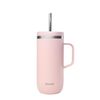 MUG ISOTHERME COLD CUP avec anse 600 ml rose Pastel - Visuel 0