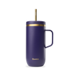 Cold cup isotherme inox avec anse - Matt - Violet obscur & Or - 600ml - Visuel 1