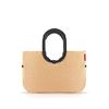 Panier de courses L raffia noir - Visuel 0