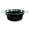 Passoire pliable acier/silicone 24 cm - Visuel 0
