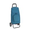Poussette de marché carlux 2 roues bleu canard chiné - Visuel 0