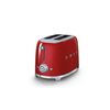 Grille-pain toaster 2 tranches rouge