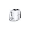 Grille-pain toaster 2 tranches chrome