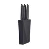 BLOC 5 COUTEAUX FURTIF lame noire - Visuel 0