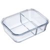 Boîte de conservation hermétique compartimentée en verre rectangulaire 570 ml - Visuel 1