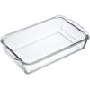 Boîte de conservation compartimentée en verre rectangulaire 2200 ml - Visuel 2