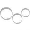 Emporte-pièce rond cannelé - set de 3 pièces - Visuel 1