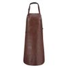 TABLIER en cuir FULL GRAIN CHOCOLAT - Visuel 1