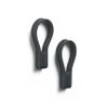 Set de 2 porte-torchons aimantés en silicone boucle Loop noir - Visuel 0