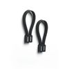 Set de 2 porte-torchons aimantés en silicone boucle Loop noir - Visuel 1