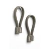 Set de 2 porte-torchons aimantés en silicone boucle Loop taupe - Visuel 1