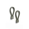 Set de 2 porte-torchons aimantés en silicone boucle Loop vert - Visuel 1
