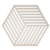 Dessous de plat hexagon gris - Visuel 0